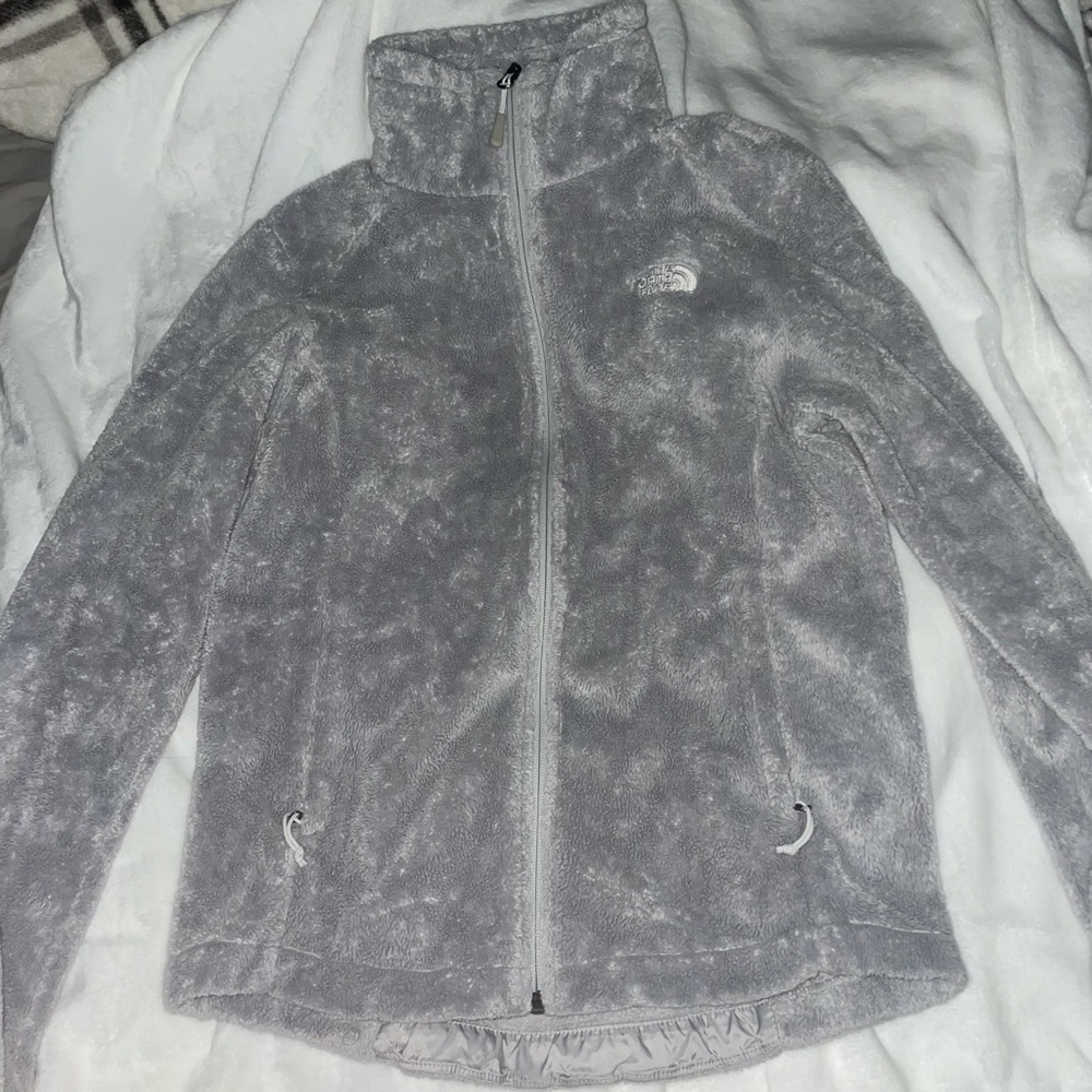 North face full zip jacket, Grey